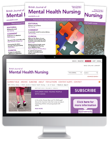 British Journal of Mental Health Nursing
