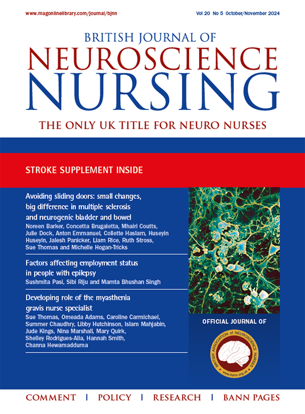 British Journal of Neuroscience Nursing