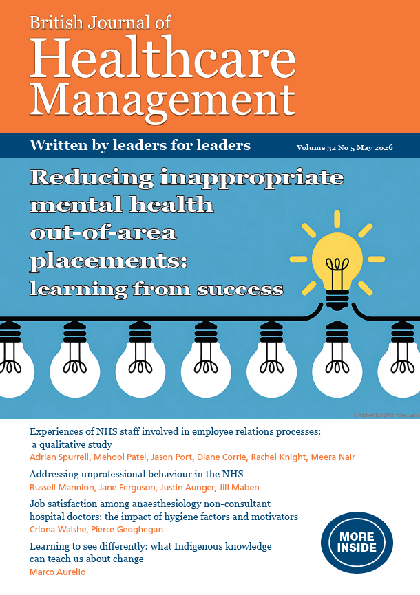 British Journal of Healthcare Management